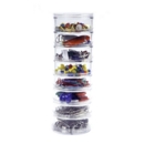 Tower of Eight Tubs 8 Tubs of Pins & Clips