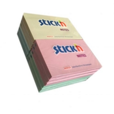 Sticky Note Pads 76x127mm Assorted Pastel Pack of 12