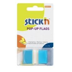 Pop Up Index Tabs 45mm x 25mm Blue
