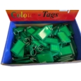 Standard Key Tags   23 x 40mm Green Box of 100