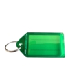 Sliding Key Tags Large 32x52mm Green Box of 50