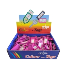 Key Hangers  20 x 50mm Purple   Box of 200