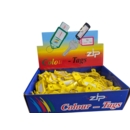 Key Hangers  20 x 50mm Yellow    Box of 200