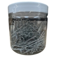 Paperclips 50mm Silver Jar of 180