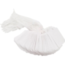White Jewellery Strung Tags 37mm x 24mm  Box of 1000