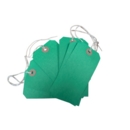 Green Strung Tags Size 5 120mm x 60mm Box of 1000