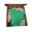 Strung Tags  120 x 60mm Size 5 Green   Box of 250