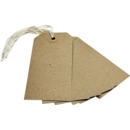 Buff Strung Tags Size 3 96mm x 48mm Box of 1000