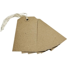 Buff Strung Tags Size 3 96mm x 48mm Box of 1000