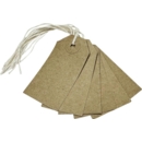Buff Strung Tags Size 1 70mm x 35mm Box of 1000