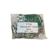 Economy Treasury Tags Metal 15mm Ends 76mm 10 Pks of 100