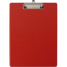 PVC Foolscap Clipboard Red