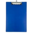 PVC Foolscap Clipboard Blue