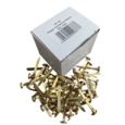 Paper Fasteners Brass 30mm Box of 200