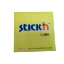 Sticky Note CUBE  76x76mm Assorted NEON Colours EACH