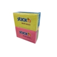 Sticky Note Pads 76x127mm Assorted NEON Pack of 12