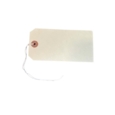 Cream Strung Tags Size 6 134mm x 67mm Box of 1000