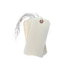 Cream Strung Tags Size 6 134mm x 67mm Box of 1000