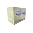 Sticky Note 76x50mm Pastel Yellow Pack of 12