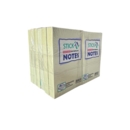 Sticky Note 76x50mm Pastel Yellow Pack of 12