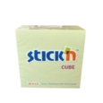 Sticky Note CUBE  76x76mm Pastel Yellow
