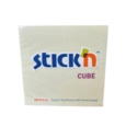 Sticky Note CUBE  76x76mm Pastel Yellow