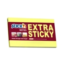 Extra Sticky Notes 76mm x 127mm Yellow Pack of 12