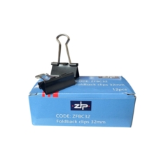 Foldback Clips 32mm Box of 12
