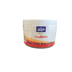 Map Pins Assorted Colours Jar of 300