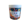 Rubber Bands Coloured Assorted Sizes Jar of 100g