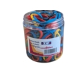Rubber Bands Coloured Assorted Sizes Jar of 100g