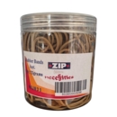 Rubber Bands Assorted Sizes Buff 75g Jar