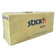 Sticky Note Pads 38x50mm Pastel Yellow Pack of 12