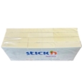 Sticky Note Pads 38x50mm Pastel Yellow Pack of 12