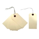 Cream Strung Tags Size 2 82mm x 41mm Box of 1000