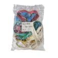 X-Bands190 x 25mm Assorted Colours  Pack of 10