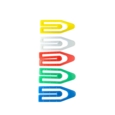 Paperclips 38mm Plastic Assorted Colours Jar of 160
