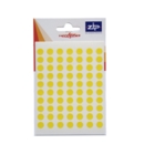 Labels  8mm Circles  Yellow 20 POS Units