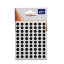 Labels  8mm Circles  Black 20 POS Units