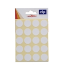 Labels  19mm Circles  White 20 POS Units