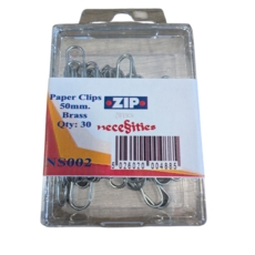 Paperclips 50mm Hanging Pack of 30