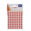 Labels  8mm Circles  Red 20 POS Units