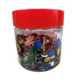 Drawing Pins Assorted Colours Jar of 750