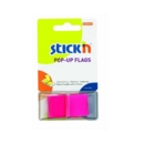 Pop Up Index Tabs  45mm x 25mm Pink
