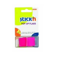 Pop Up Index Tabs  45mm x 25mm Pink