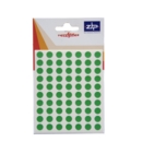 Labels  8mm Circles  Green 20 POS Units