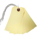 Cream Strung Tags Size 5 120mm x 60mm Box of 1000