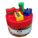 Plastic Pencil Sharpeners Jar of 20