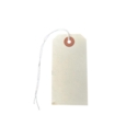 Cream Strung Tags Size 3 96mm x 48mm  Box of 1000