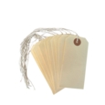 Cream Strung Tags Size 3 96mm x 48mm  Box of 1000